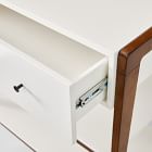 Modern Open Narrow Dresser with Removable Topper (38")