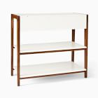 Modern Open Narrow Dresser with Removable Topper (38")