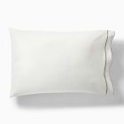 750-Thread-Count Piped Sateen Pillowcase Set