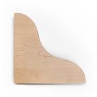 Nook Sculpted Edge Corner Shelf