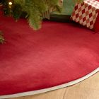 Cotton Velvet Flange Tree Skirt