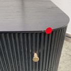 Open Box: Ellington Nightstand (24") - Black, Champagne Bronze