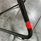 Open Box: Slope Leather Counter Stool (26") - Saddle Leather Slate, Powder Coated Iron