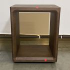 Open Box: Calla Solid Wood Side Table (22") - Acacia Russet Brown