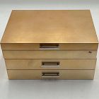 Open Box: Mid-Century Loft Jewelry Box, Grand (7.25"H) - Champagne