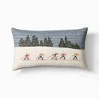 Cross-Country Skiers Pillow Cover