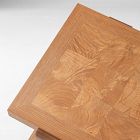 Fredrick Burl Inlay Top Side Table (28")