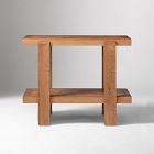Fredrick Burl Inlay Top Side Table (28")