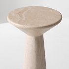 Meyer Travertine Drink Table (9")