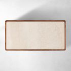Calla Solid Wood &amp; Marble Coffee Table (48")