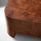 Madison Burl Wood Coffee Table (47")