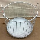 Open Box: Inu Metal Basket, Extra Large (16"D) - Soft Grey