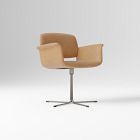 Open Box: Nelson Office Chair - Ludlow Leather Cumin, Burnished Bronze
