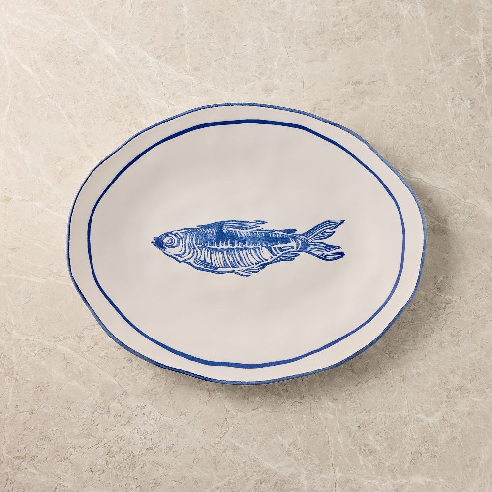 Russ & Daughters Ceramic Fish Serving Platter