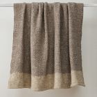 Basketweave Boucle Throw