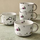 Holiday Skier Stoneware Mug