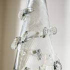 Decorative Textured Glass Tabletop Tree
