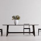 Solid Oak Oval Dining Table