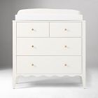 Daisy Narrow Dresser with Removable Topper (36")