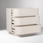 Solstice Painted Raffia 3-Drawer Dresser (35")