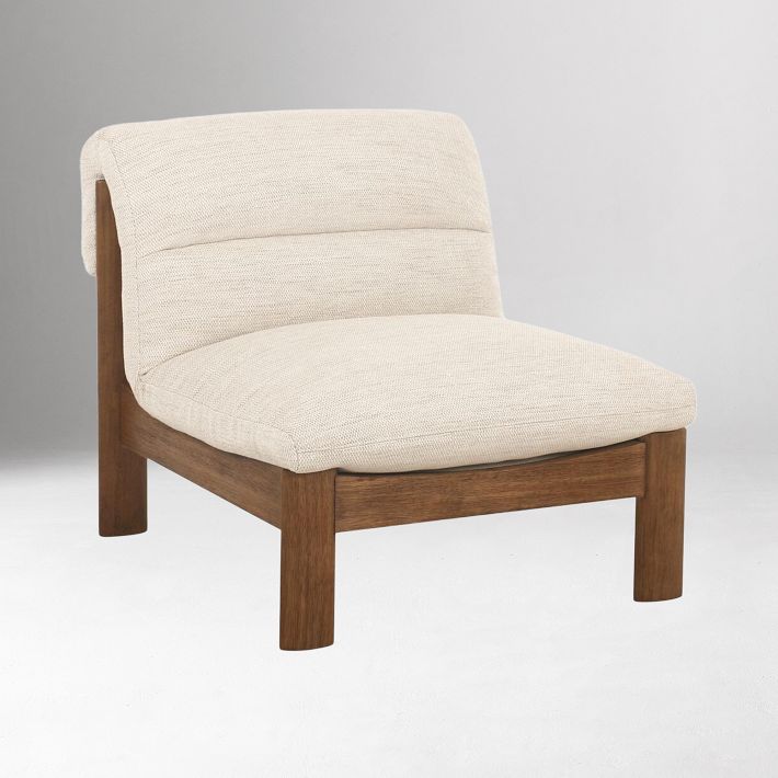 Alona Accent Chair, Flecked Upholstery | West Elm