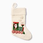 Christmas Train Felt Stocking