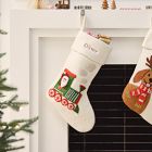 Christmas Train Felt Stocking