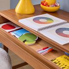 Gemini Desk (42") &amp; Bookshelf Set