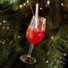 Glass Aperol Spritz Ornament