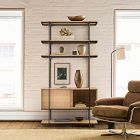 Pierce Narrow Storage Bookshelf (42")