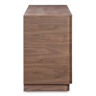 Rina Curved Oak Pedestal Sideboard (72")