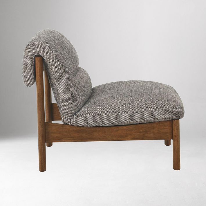Alona Accent Chair, Flecked Upholstery | West Elm