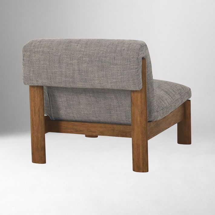 Alona Accent Chair, Flecked Upholstery | West Elm