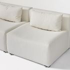 Billy Cotton Curved Armless Modular Sofa (94.5")