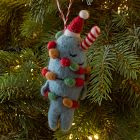 Buddies in Lights Felt Ornaments