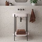 Manhattan Oval Handmade Vessel Sink &amp; Console