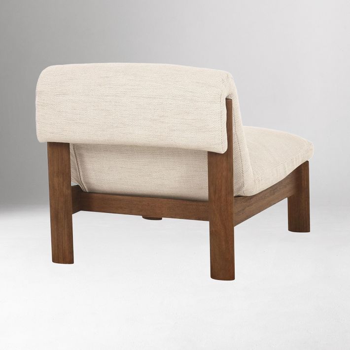 Alona Accent Chair, Flecked Upholstery | West Elm
