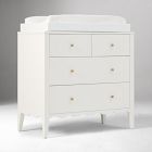 Daisy Narrow Dresser with Removable Topper (36")