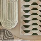 Faceted Tile Performance Rug