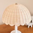 Rattan Shade Table Lamp (17")