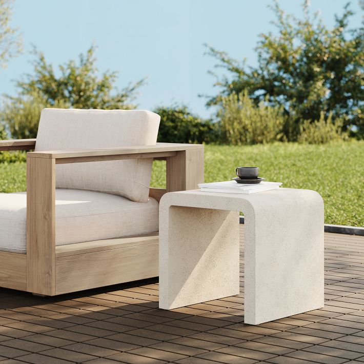 Syros Waterfall Side Table 19