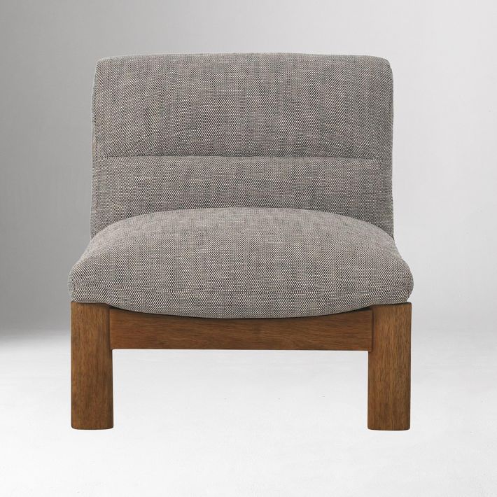 Alona Accent Chair, Flecked Upholstery | West Elm