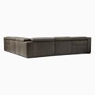 Dalton Motion Reclining Leather 5-Piece L-Shaped Sectional (127")