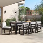 Telluride Aluminum Outdoor Extendable Dining Table (60"&ndash;85") &amp; Side Dining Chairs Set