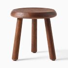 Colin King Acacia Wood 3-Leg Side Table (14")