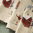 Retro Skier Printed Napkin Sets