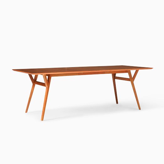 Open Box: Mid-Century Extendable Dining Table, 72
