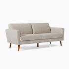 Open Box: Oliver Sofa (72") - Twill Dove, Light Walnut