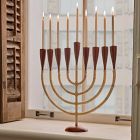 Wrapped Stem Menorah