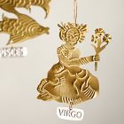 Metal Zodiac Ornament - Virgo